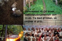Bli med å spise middag sammen etter gudstjenesten på søndag 12.05