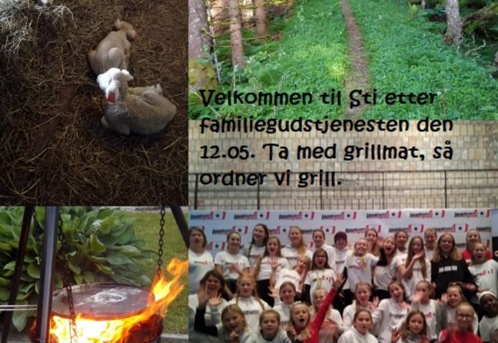 Bli med å spise middag sammen etter gudstjenesten på søndag 12.05