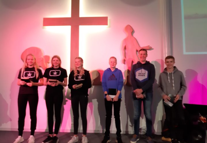 Konfirmantpresentasjonsgudstjeneste i Norkirken Mandal