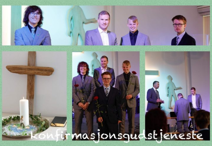 Norkirken Mandals første konfirmasjonsgudstjeneste