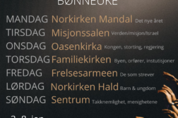 Felles bønneuke i Mandal i uke 1